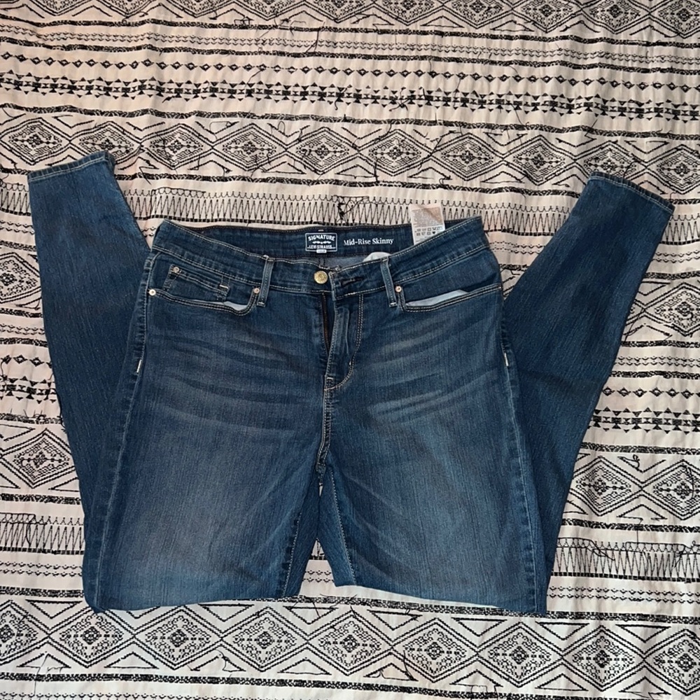 Mid rise skinny’s